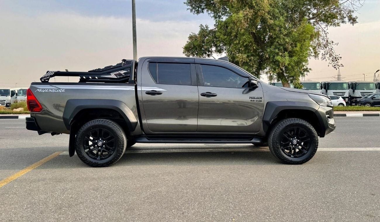 تويوتا هيلوكس MODIFIED TO GR SPORTS | 2.8L DIESEL ENGINE | RHD (AT) | 2021 | ELECTRIC SEAT | 4WD | PREMIUM BLACK I