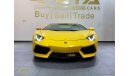 Lamborghini Aventador 2016 Lamborghini Aventador, Full Service History, GCC