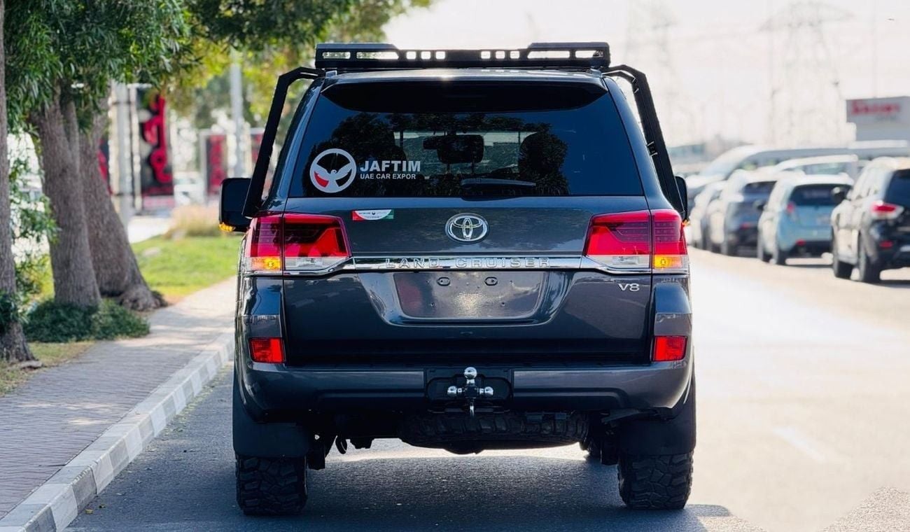 تويوتا لاند كروزر OFF ROAD MODIFIED | 2016 | RHD | 4.5L DIESEL ENGINE | HEAVY ROOF RACK WITH SIDE LADDER