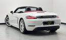 Porsche 718 Boxster S 2.5L A/T 2017 Porsche 718 Boxster S, Porsche Service History, Excellent Condition, GCC