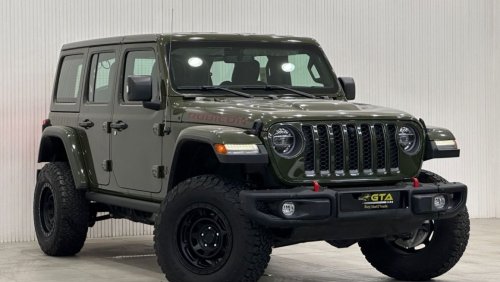 جيب رانجلر 2022 Jeep Wrangler Unlimited Rubicon, July 2027 Jeep Warranty, Very Low Kms, Full Options, GCC