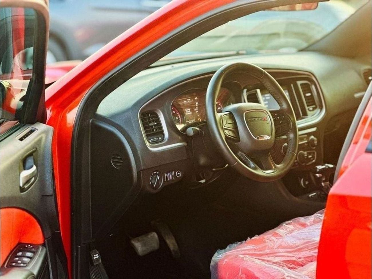 دودج تشارجر SXT 3.6L | Monthly AED 1230/- | 0% DP | Custom Leather Seats | Touch Screen | # 19865