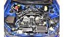 Subaru BRZ " CASH DEAL ONLY " ORIGINAL PAINT ( صبغ وكاله ) AGENCY WARRANTY Subaru BRZ 2017 Model!! in Blue Colo