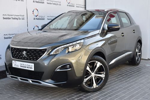 Peugeot 3008 AED 1279 PM  1.6L GT LINE GCC MANUFACTURER WARRANTY 2026 OR 100K KM
