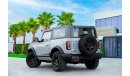 Ford Bronco Wildtrak | 4,698 P.M  | 0% Downpayment | Magnificient Condition!