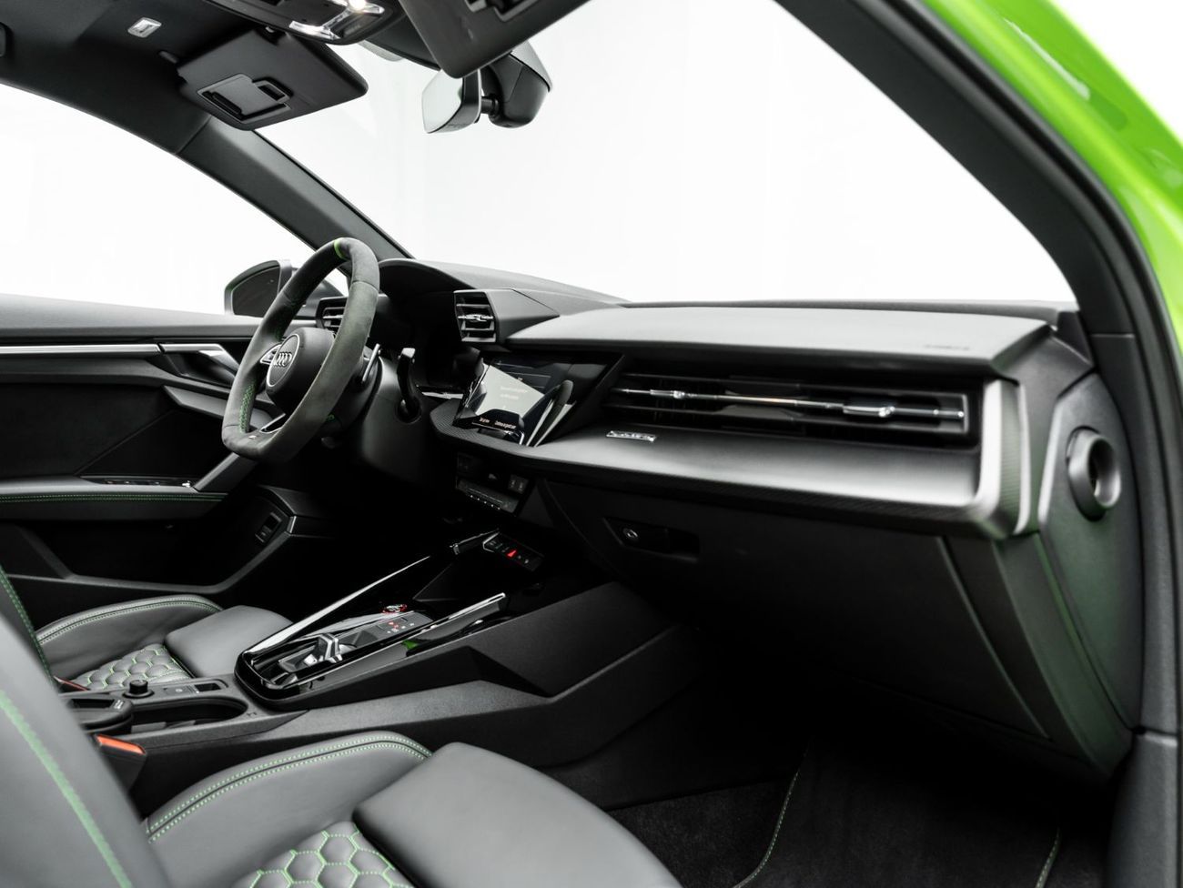 Audi RS3 TFSI quattro 2.5L Sedan 2024 Audi RS3, 2028 Audi Warranty + Service Contract, Kyalami Green, Low KMs