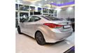 هيونداي إلانترا Hyundai Elantra 2014 Model!! in Silver Color! GCC Specs