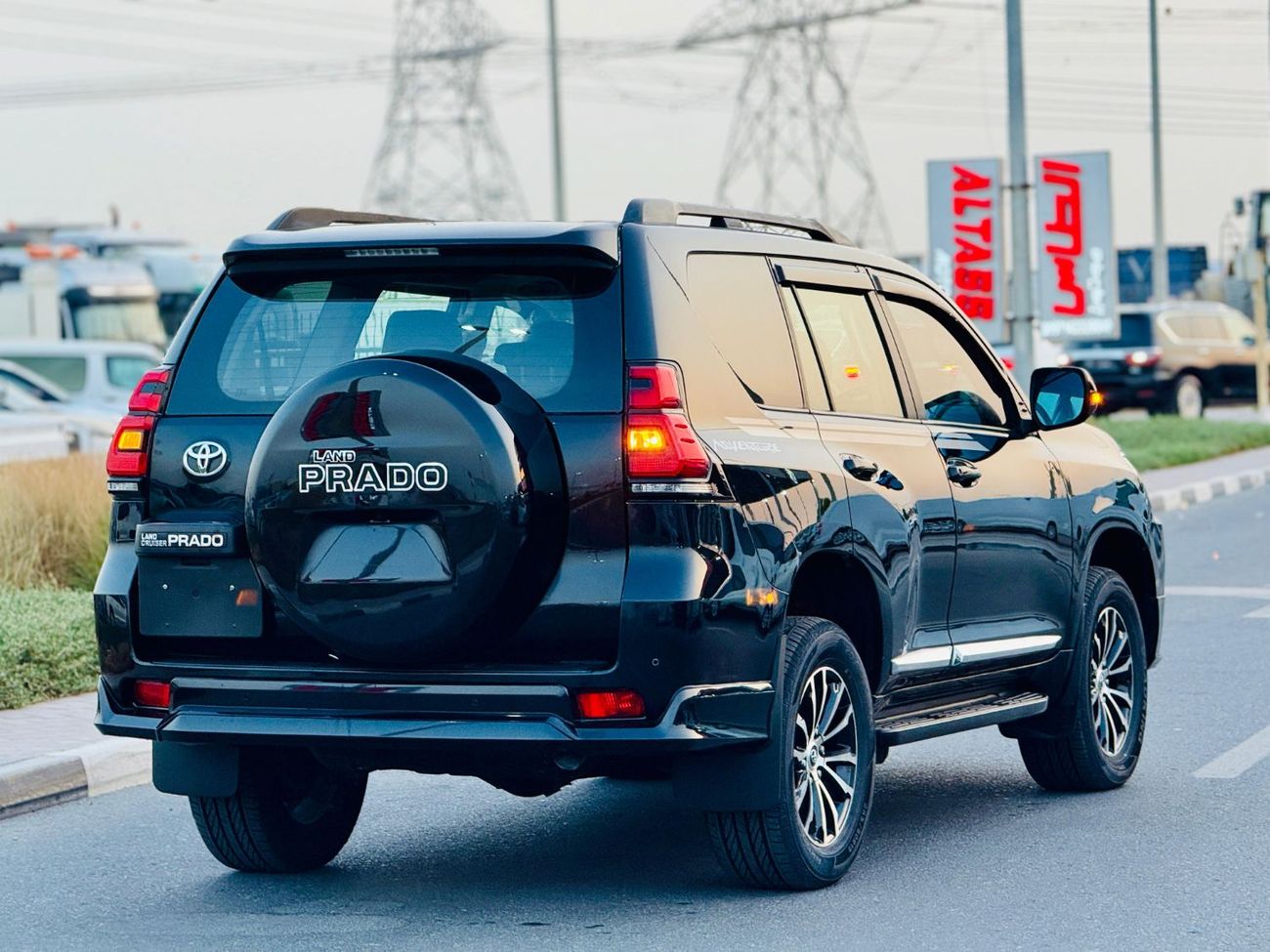 Toyota Prado Toyota Prado 2022 black 7 seaters 4x4 RHD diesel engine 2.8L full option