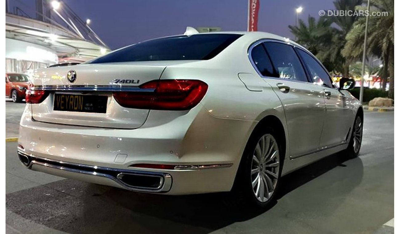 BMW 740Li LI - 2016 - FULL OPTION - EXCELLENT CONDITION-WE OFFER 0 DOWNPAYMENT FOR CAR LOAN- WARRANTY