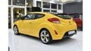 Hyundai Veloster EXCELLENT DEAL for our Hyundai Veloster ( 2015 Model ) in Yellow Color GCC Specs