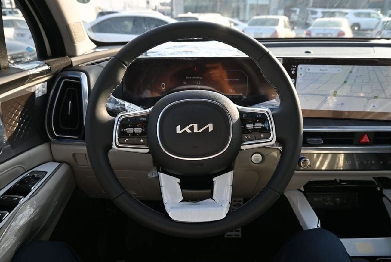 كيا سورينتو EX FOP Top 3.5L Kia Sorento 3.5L V6, Petrol AWD Color White, Model 2025(Export Price)