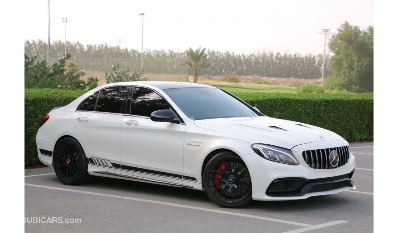 Mercedes-Benz C 63 AMG MERCEDES BANZ AMG C63 S 2015 GCC  FULL OPTION PERFECT CONDITION