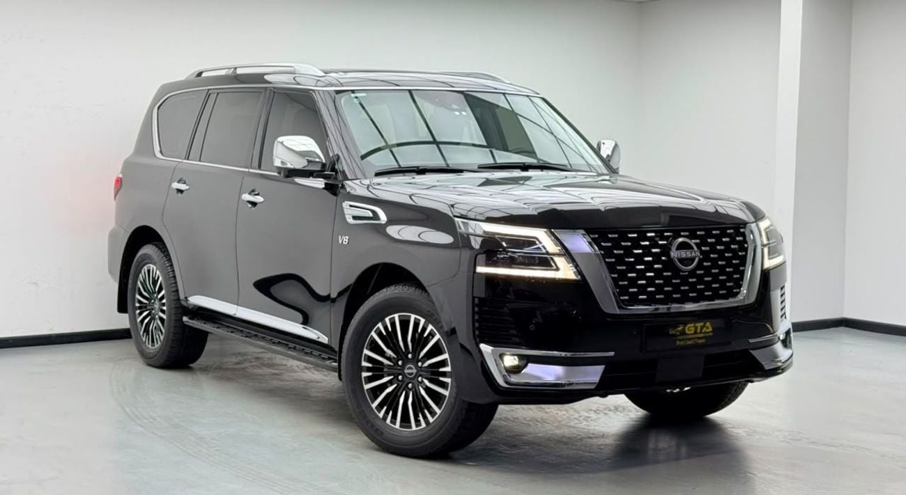 نيسان باترول 2022 Nissan Patrol LE Platinum, 12/2027 Nissan Warranty, Full Nissan Service History, GCC