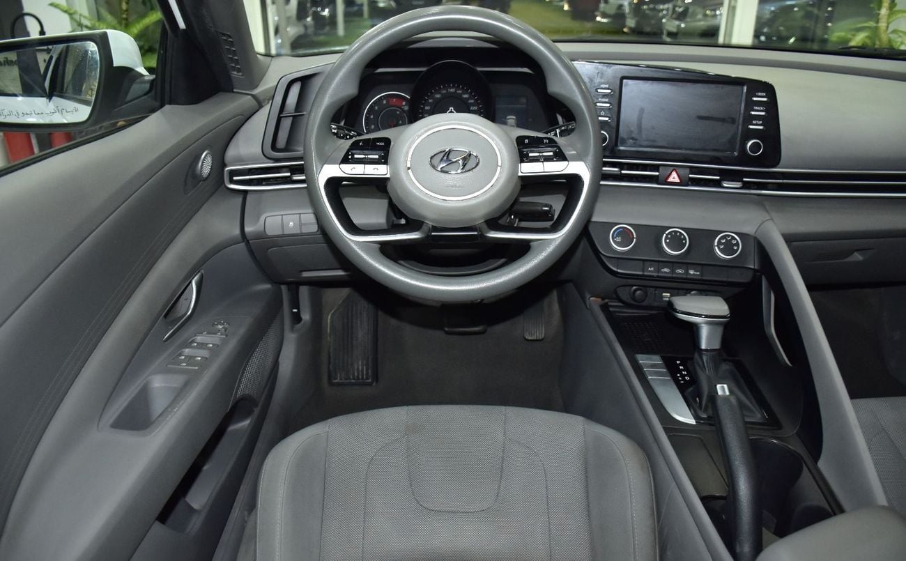 Hyundai Elantra EXCELLENT DEAL for our Hyundai Elantra ( 2022 Model ) in White Color GCC Specs