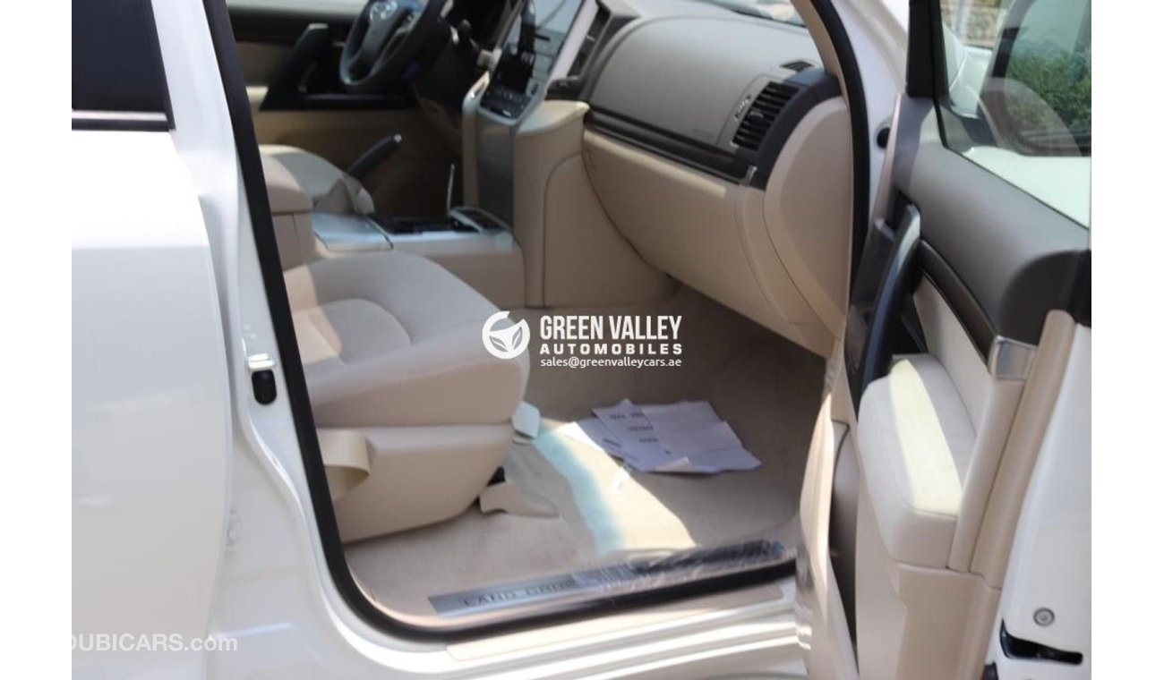 Toyota Land Cruiser 4.6l GXR GT//2019(Export Only)-White Pearl Inside Beige