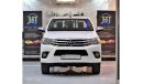 تويوتا هيلوكس EXCELLENT DEAL for our Toyota Hilux GL 2.7 VVT-i 4x4 2 Cabine 2019 Model!! in White Color! GCC Specs