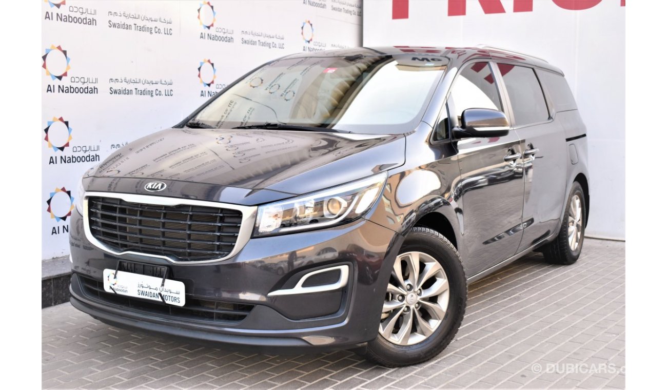 Kia Carnival AED 1762 PM | 3.3L V6 7STR GCC WARRANTY