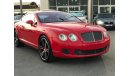 Bentley Continental GT Bentely GT model 2006 GCC car prefect condition full option low mileage one owner