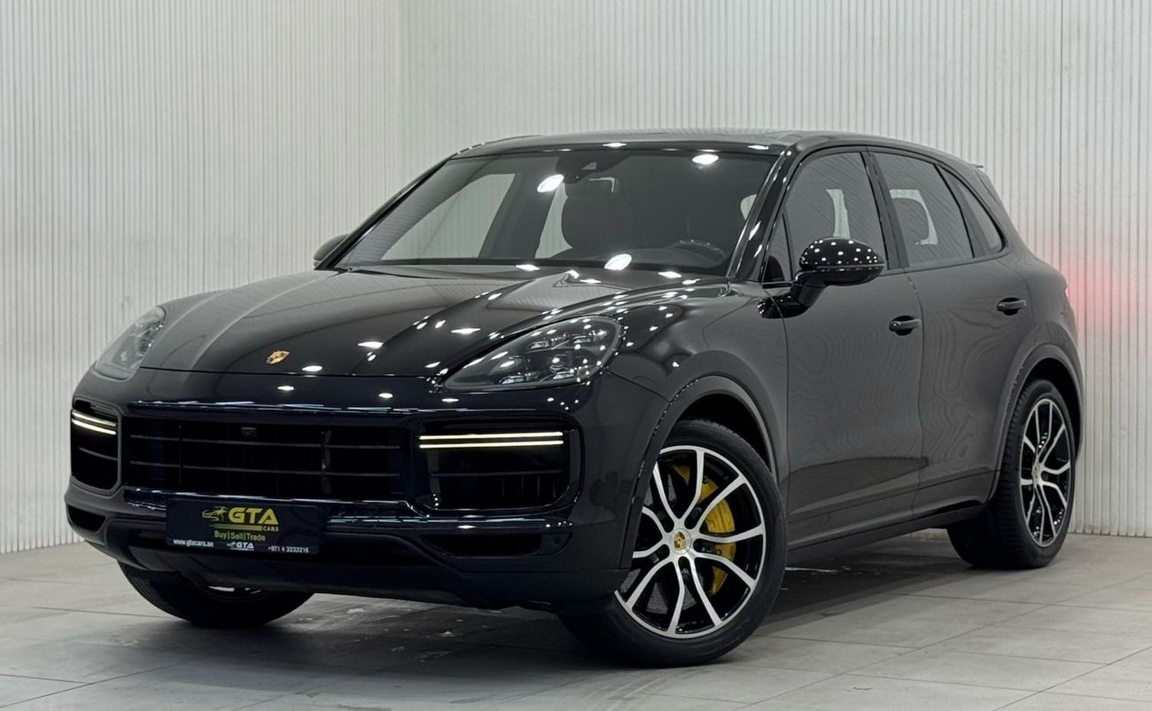 بورش كايان Turbo 4.0L (550 HP) 2019 Porsche Cayenne Turbo, Warranty, Full Porsche Service History, Carbon Fiber