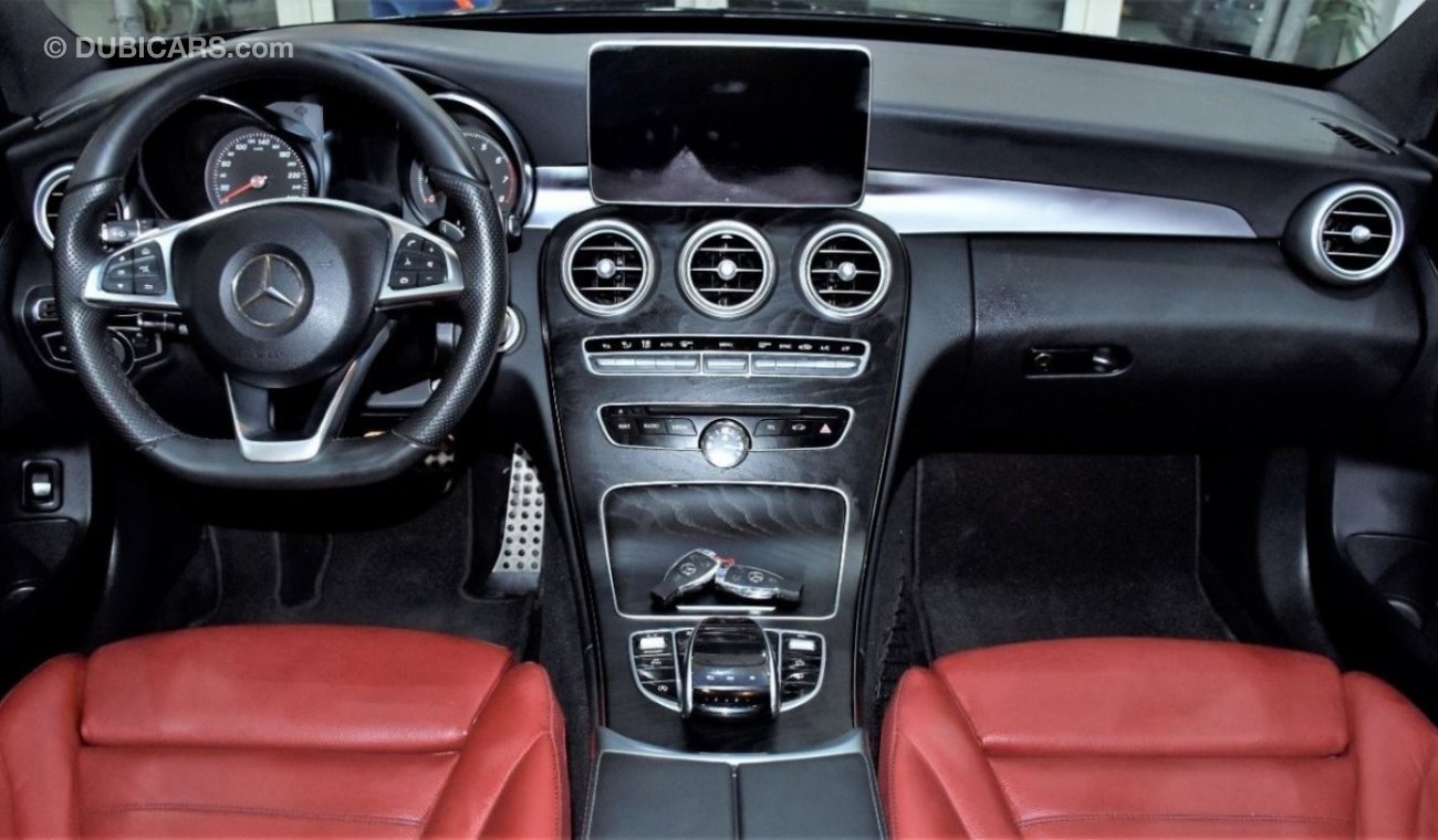 Mercedes-Benz C 200 EXCELLENT DEAL for our Mercedes Benz C200 ( 2017 Model ) in Black Color GCC Specs
