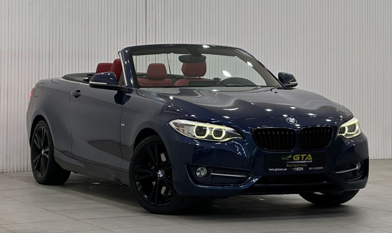 BMW 228i Std 2016 BMW 228i Convertible, 2025 BMW Service Contract, Full BMW Service History, GCC