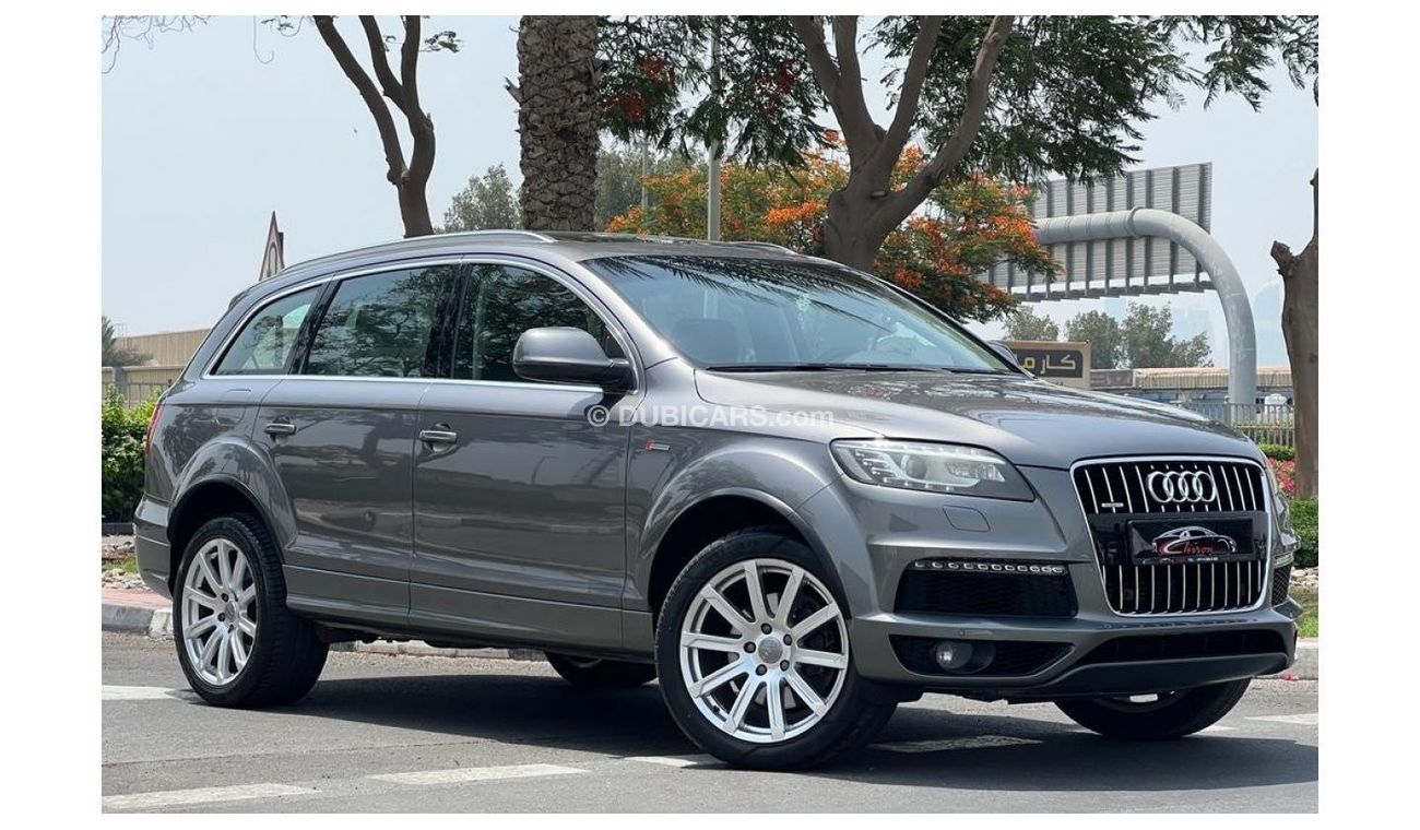 Audi Q7 FSI quattro S-Line AUDI Q7 2014 GCC S LINE FULL OPTIONS 7 SEATER IN PERFECT CONDITION