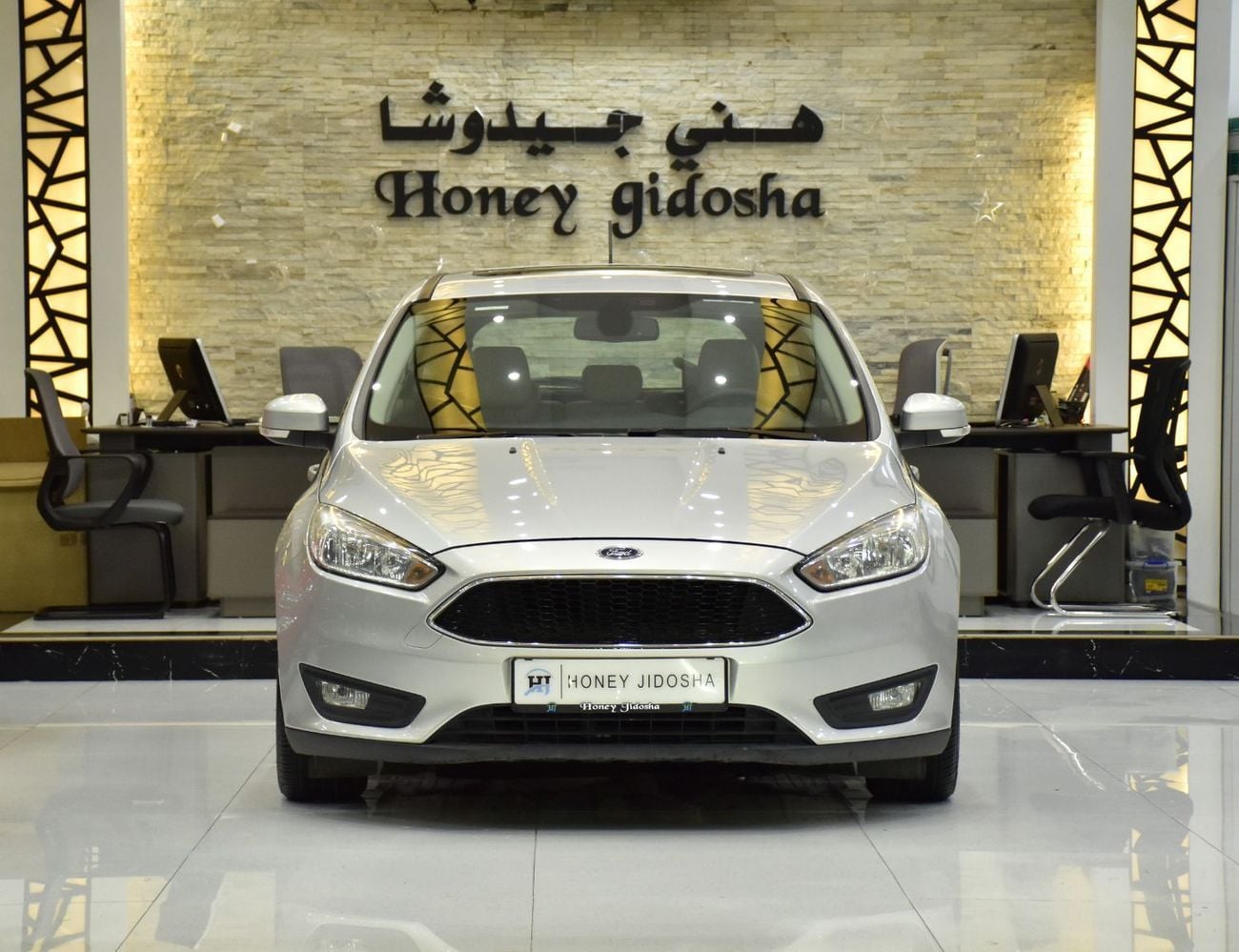Ford Focus SPORT EXCELLENT DEAL for our Ford Focus ( 2018 Model ) in Silver Color GCC Specs