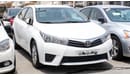 Toyota Corolla 2014 model Gulf specs standard options