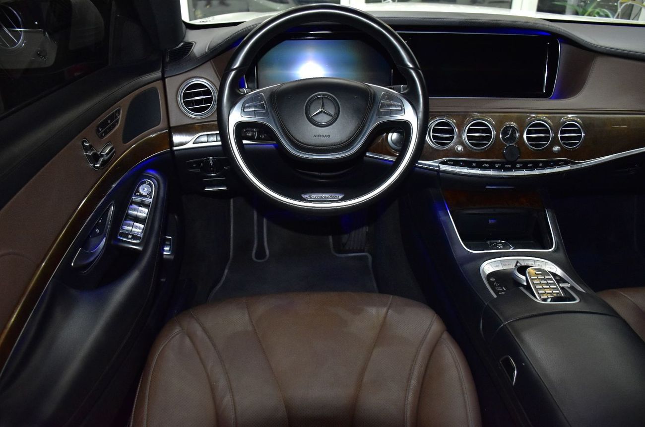 مرسيدس بنز S 400 EXCELLENT DEAL for our Mercedes Benz S400 ( 2014 Model ) in White Color GCC Specs