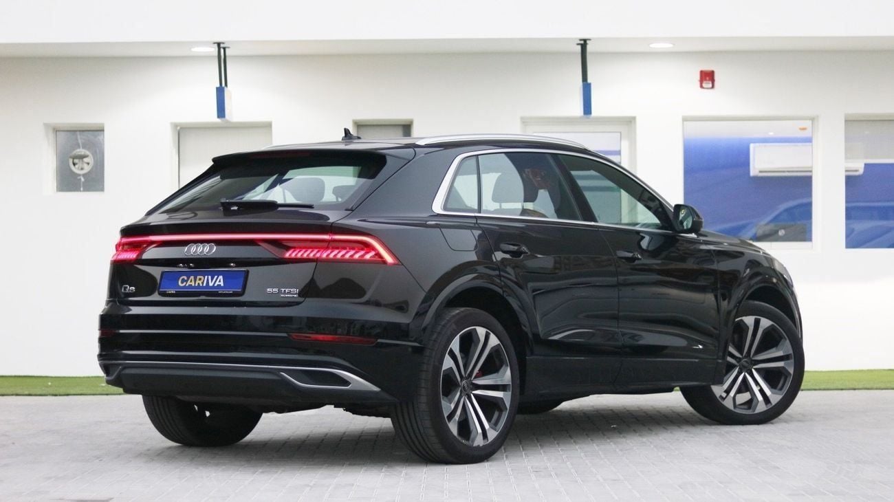 Audi Q8 55 TFSI quattro (340 HP) | Agency Warranty | Complete Service History | Certified & Inspected