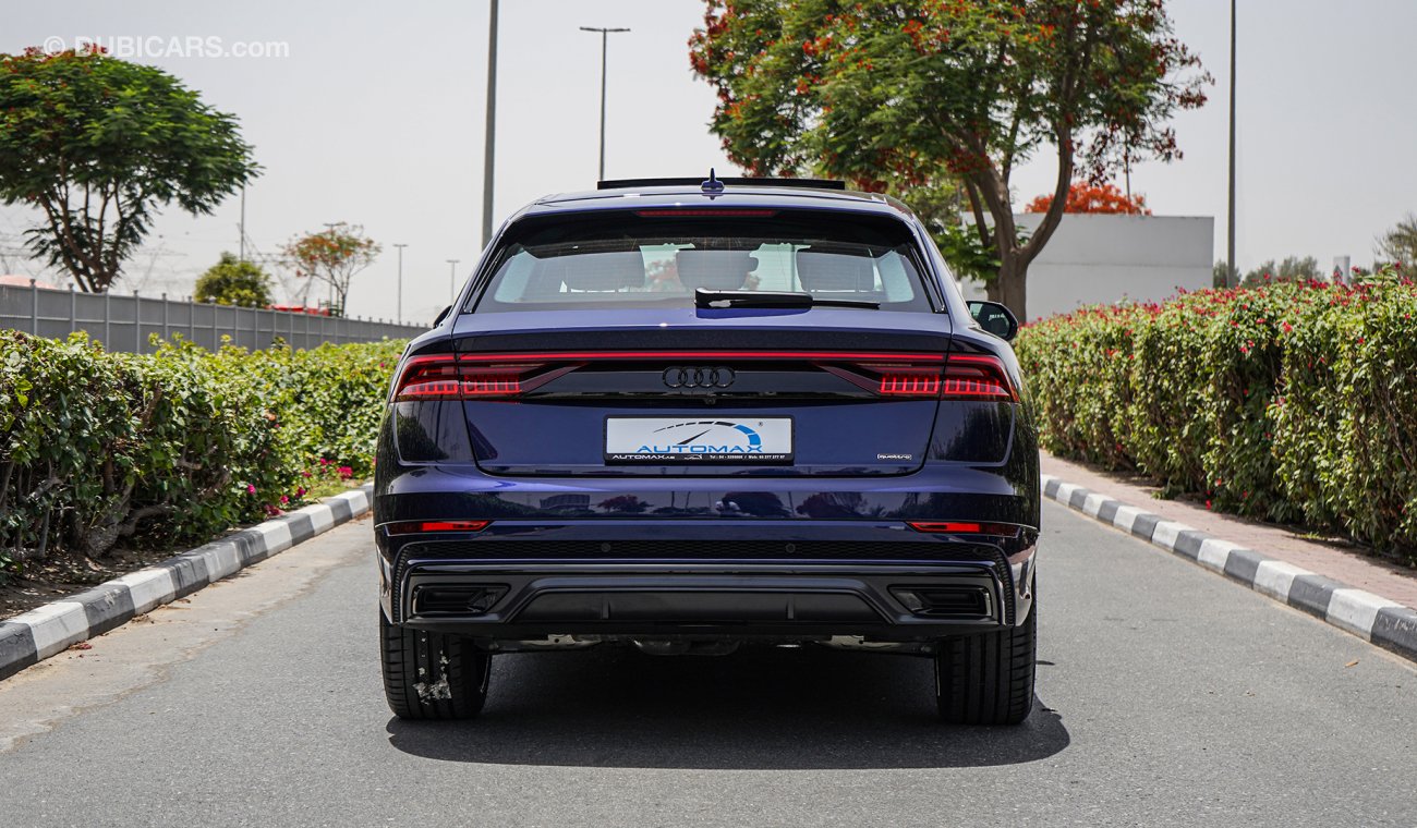 أودي Q8 3.0L V6 Quattro 55-TFSI S-Line , خليجية 2022 , 0 كم , مع ضمان 3 سنوات أو 100 كم