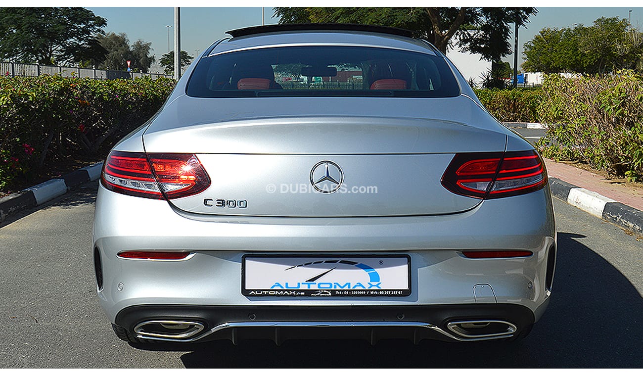 Mercedes-Benz C 300 Coupe 2019 AMG Luxury, 2.0L I-4 GCC, 0km with 3 Years or 100,000km Warranty