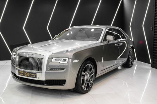 Rolls-Royce Ghost Std 6.6L Series II, Silver Satin Bonnet, Rear Entertainment, Starlight, Very Low KM, GCC Spec!!