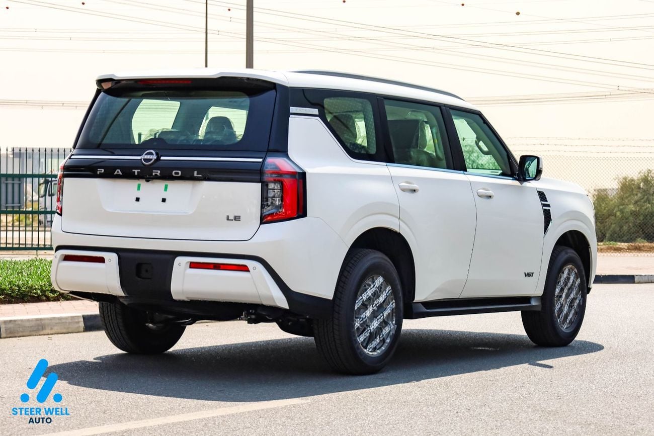 Nissan Patrol LE T2 3.5L V6 AWD 9AT 2026 | 8-Seater | Power Tailgate | 18” Alloy Wheels | Full Safety