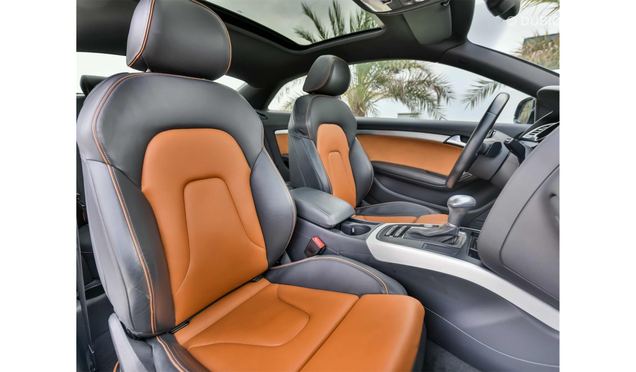 Audi A5 S-Line Plus - Dual Tone Leather Interior - GCC - AED 1,743 Per Month - 0% DP