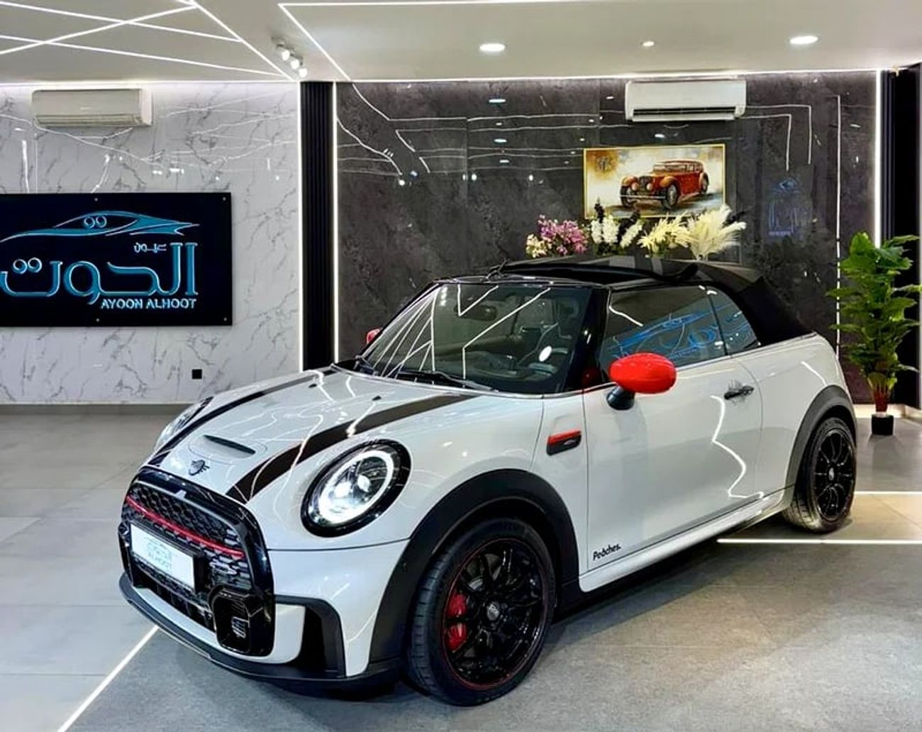 ميني كوبر John Cooper Works 1.6L CONVERTIBLE JCW || STYLISH II AWESOME COLOR I| EXCEPTIONAL PERFORMANCE