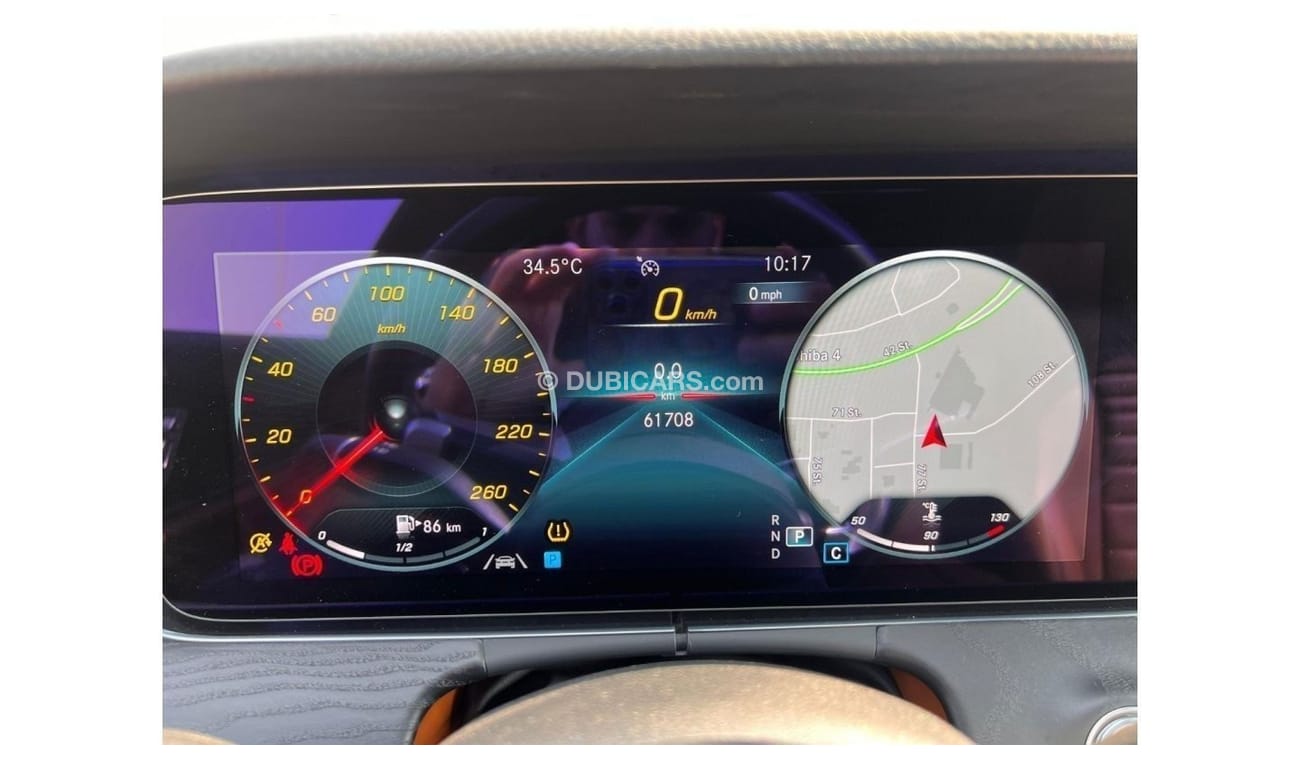 Mercedes-Benz E300 Premium + Mercedes E300 AMG  Panoramic  Head -up Display 2021 GCC  Under Warranty  Full Service Hist