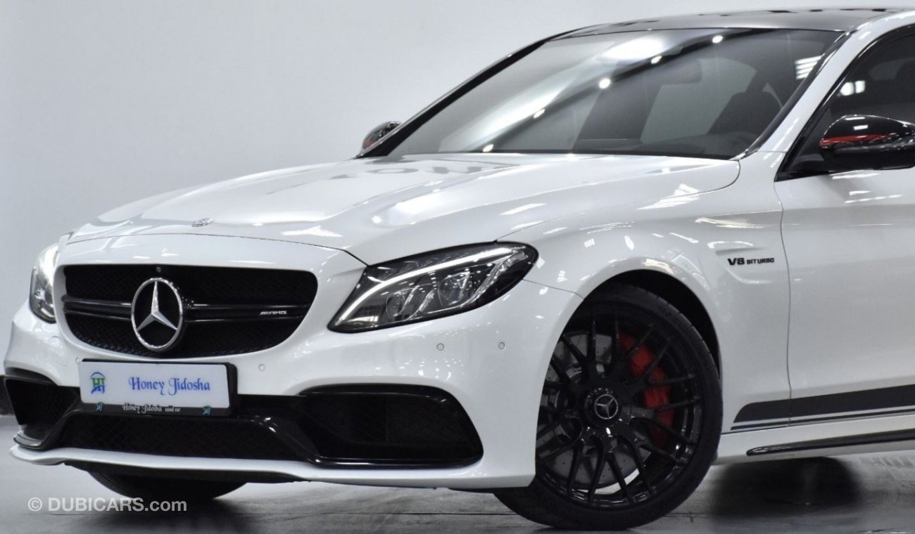 Mercedes-Benz C 63 AMG EXCELLENT DEAL for our Mercedes Benz C63 S AMG ( 2016 Model ) in White Color GCC Specs