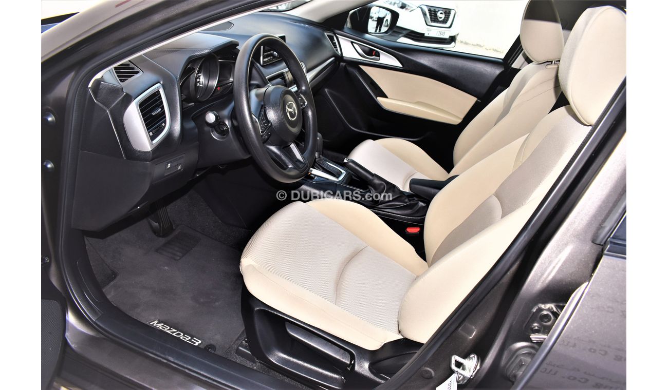 Mazda 3 AED 879 PM | 1.6L S GCC DEALER WARRANTY
