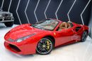 فيراري 488 سبايدر STD 2017 Ferrari 488 Spider, Carbon Exterior/Interior, Passenger Display, GCC Specs!!