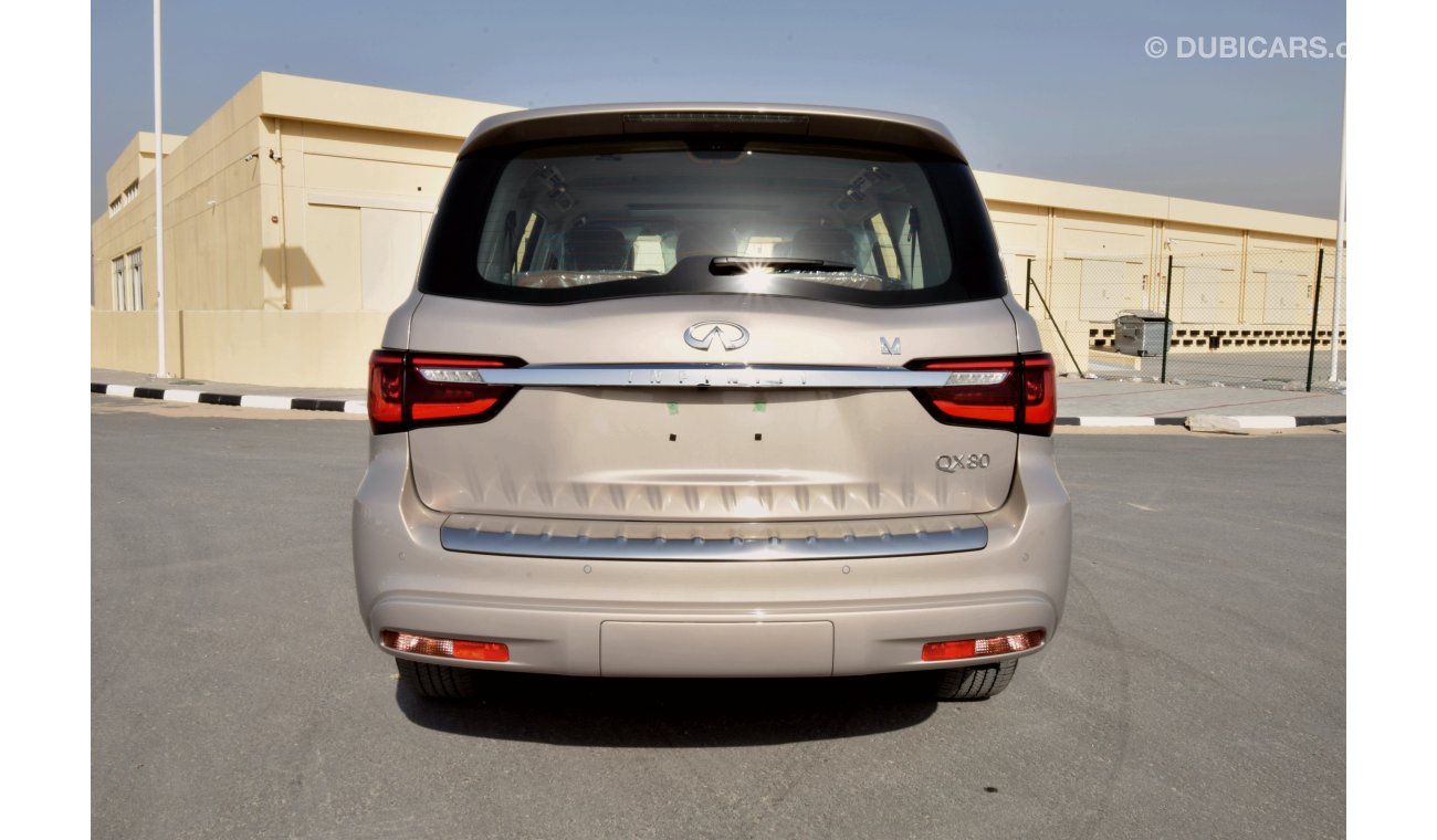 إنفينيتي QX80 8s LUXE Sensory + Pro Active + Tow 2020 Model with GCC Specs