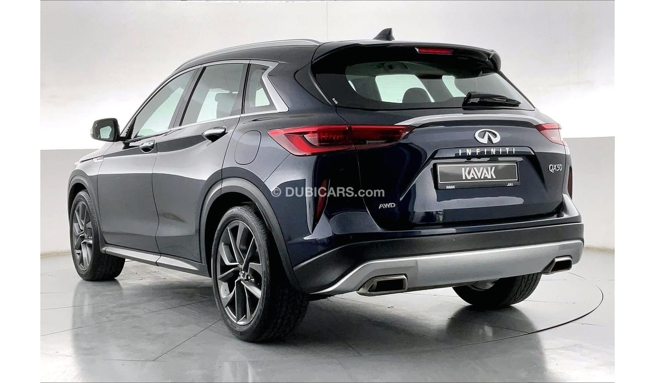 Infiniti QX50 Luxe Sensory Proassist | 1 year free warranty | 0 down payment | 7 day return policy