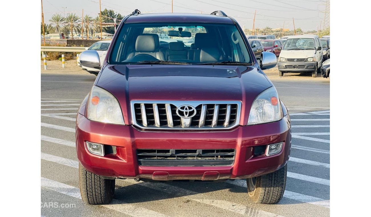 تويوتا برادو TOYOTA PRADO DIESEL ENGINE RIGHT HAND DRIVE  RED COLOUR FULL OPTION TOP OF THE RANGE