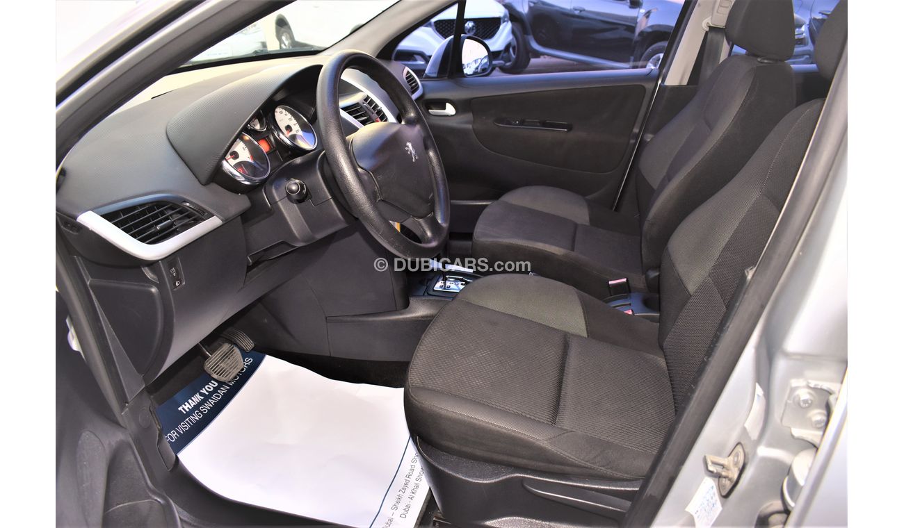 Peugeot 207 1.6L ACTIVE 2011 GCC SPECS