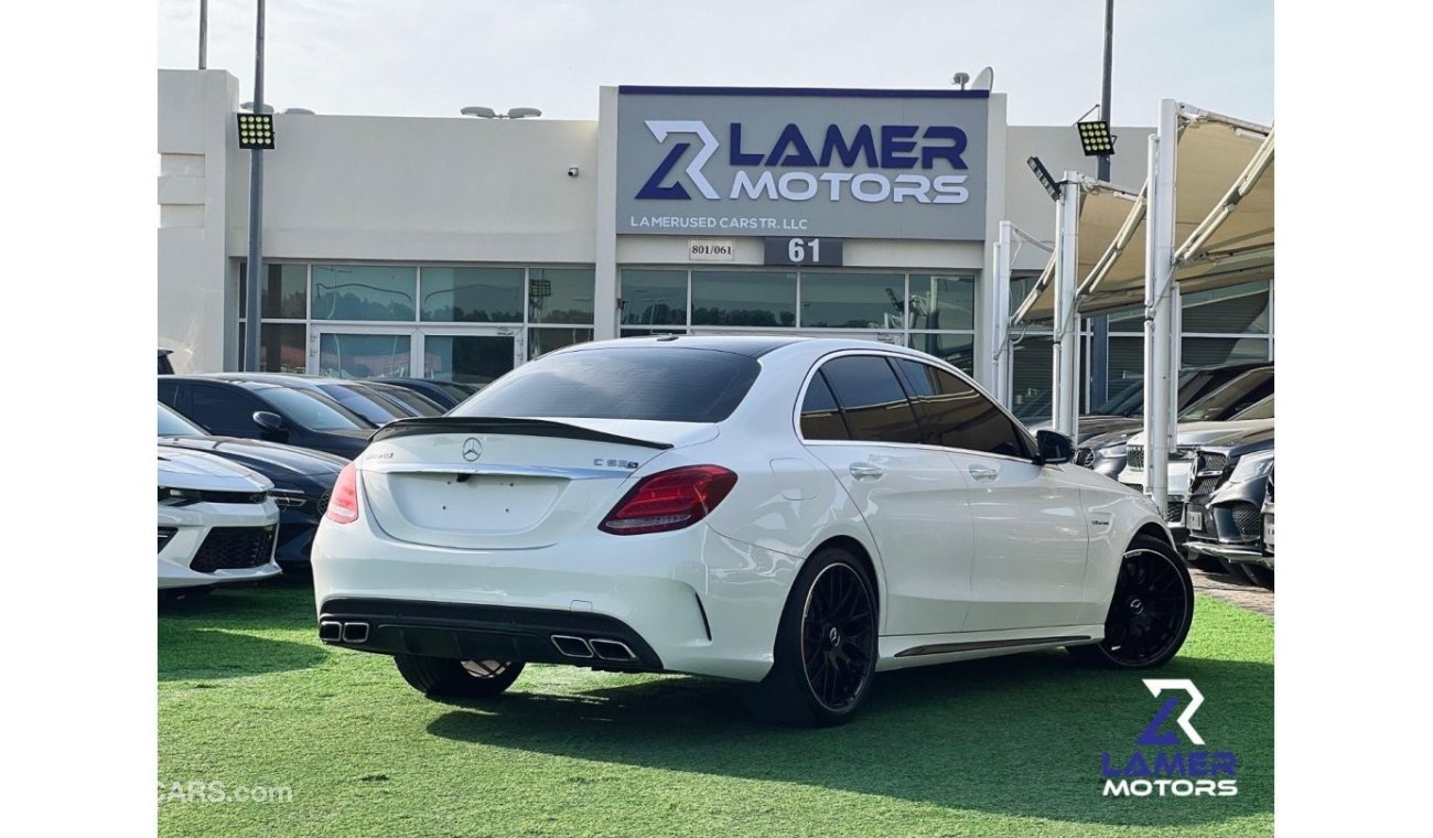 Mercedes-Benz C 63 AMG Std 3100 MONTHLY WITH ZERO DOWN PAYMENTS / C63 2018 / SINGLE OWNER / VERY CLEAN CAR