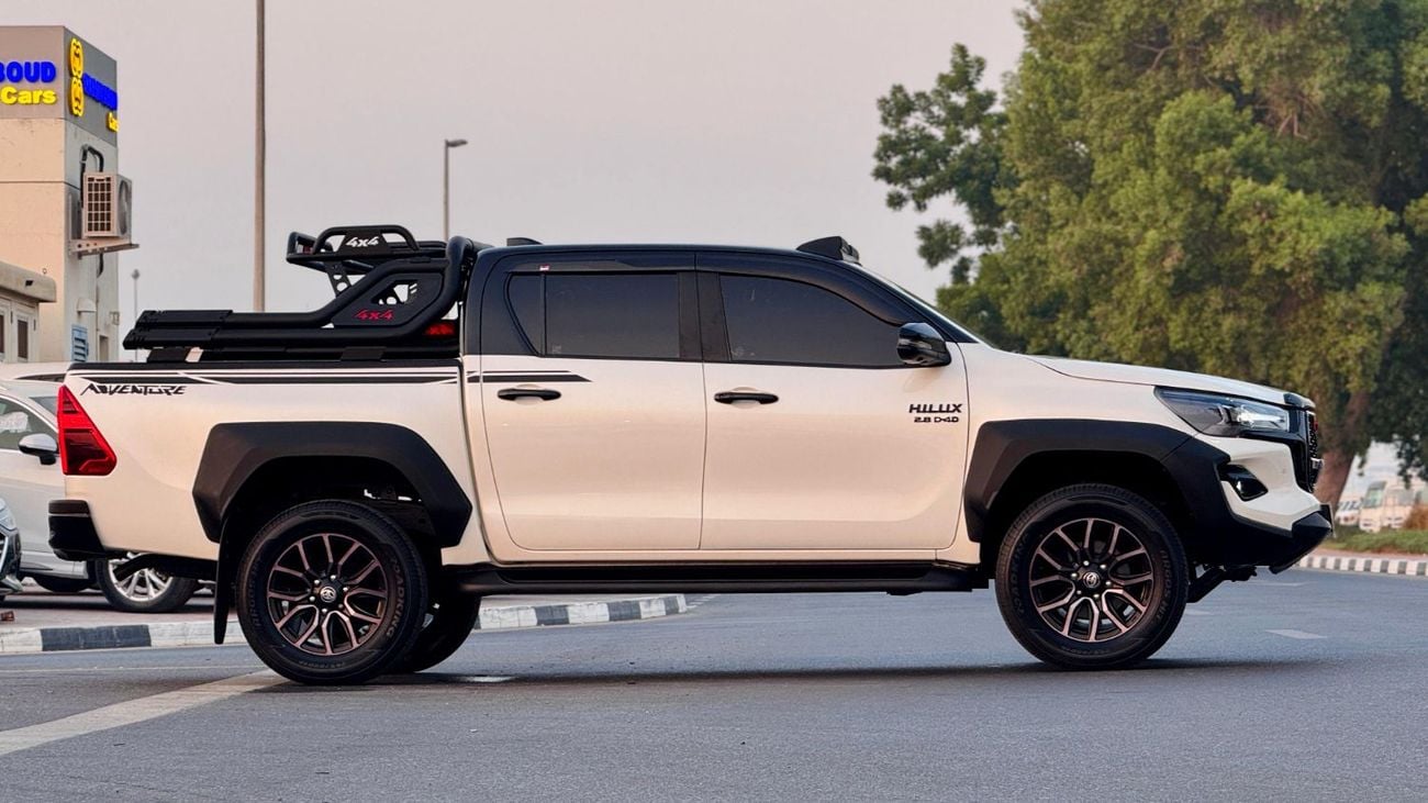 Toyota Hilux Toyota pickup Hilux 2023 RHD Automatic gear white colour Black interior