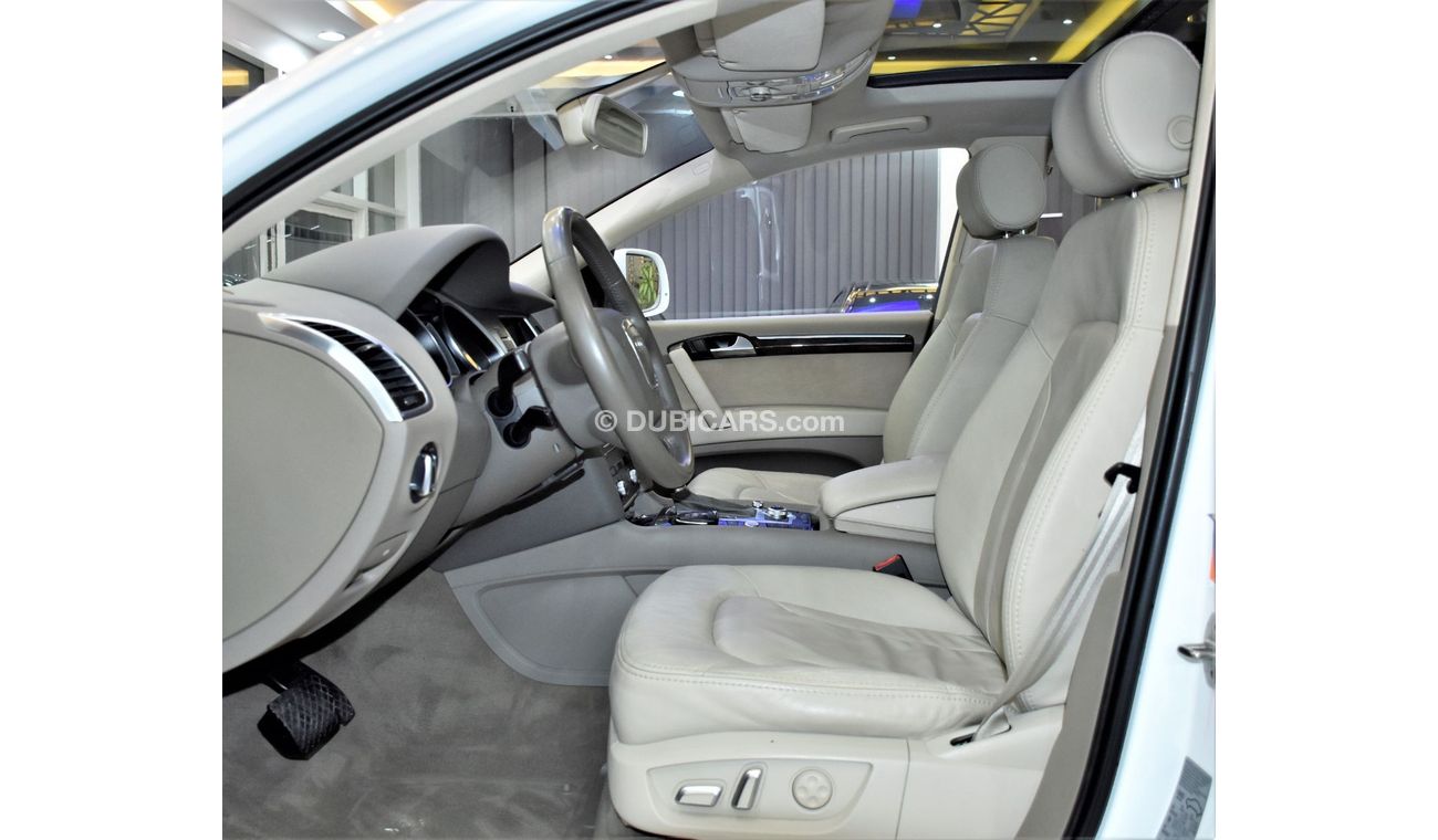 Audi Q7 EXCELLENT DEAL for our Audi Q7 3.6FSi QUATTRO ( 2010 Model ) in White Color GCC Specs