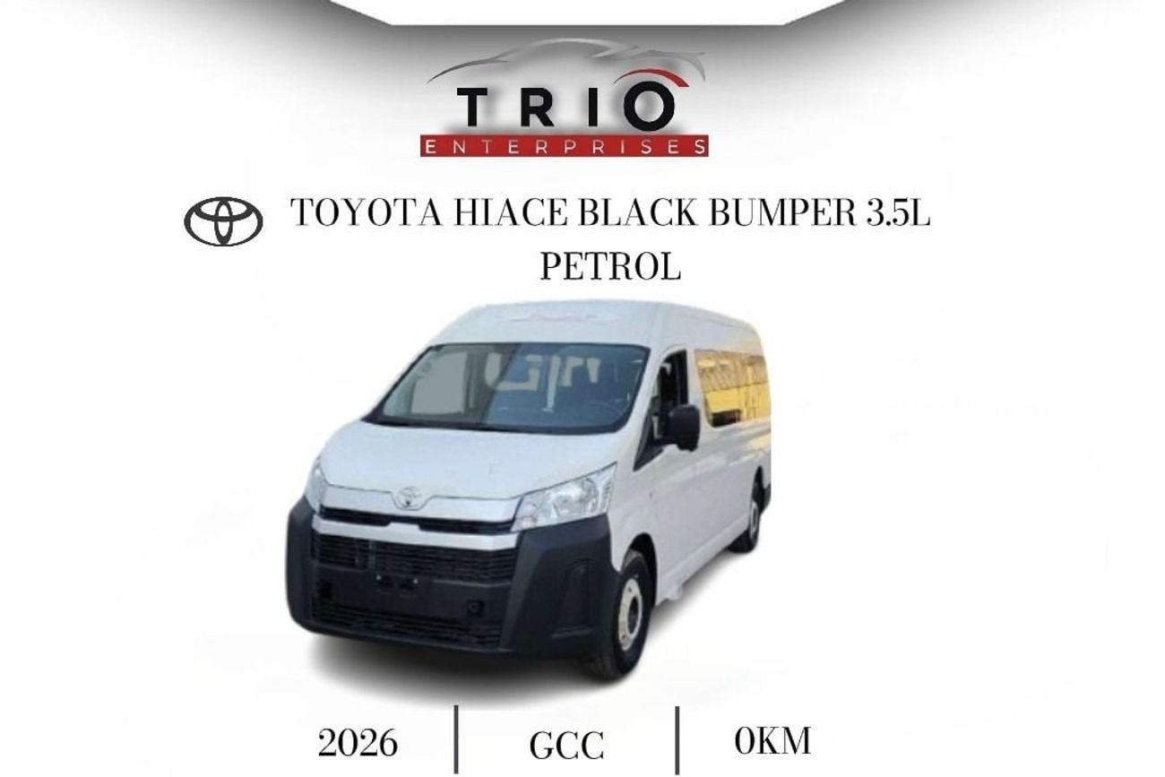 Toyota Hiace TOYOTA HIACE BLK BUMPER HIGH ROOF - 3.5L - PETROL - AT - 2026MY