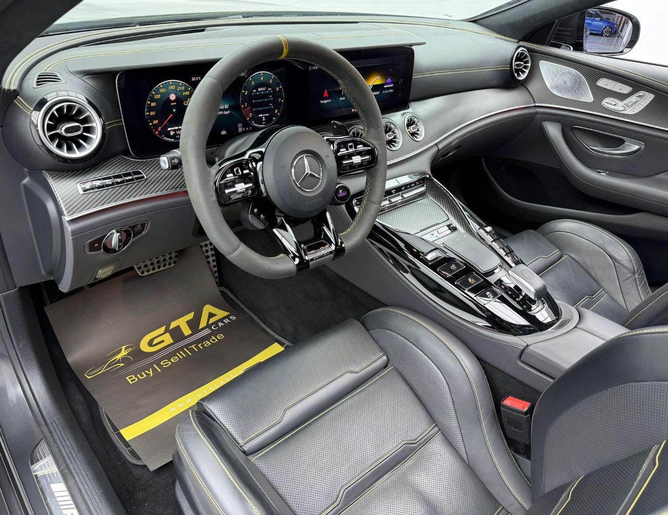 Mercedes-Benz AMG GT 43 2019 Mercedes-AMG GT 63 S Edition 1 4MATIC+ 4-Door Coupe, Night Package, 1 Year Warranty, FSH, GCC