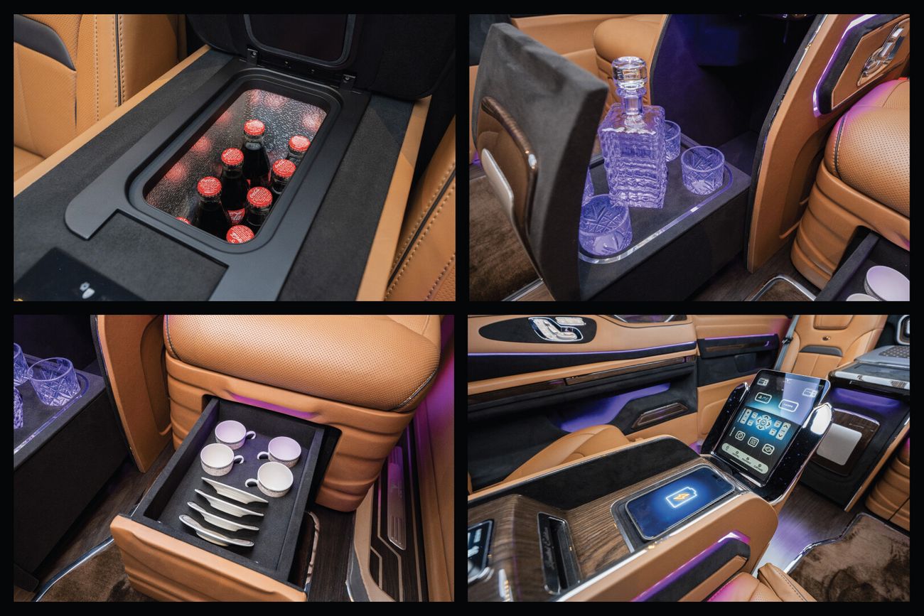 Mercedes-Benz V 250 2024 VVIP MERCEDES GCC V250 with VB Air Suspension and Extra AC- 2 Years Warranty by VLINE Design